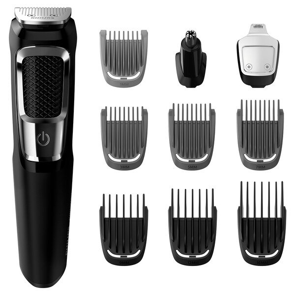 Multi-Groom Series 3000 Cordless All-In One Trimmer, 13-Piece, Norelco, Mfr#: MG375060